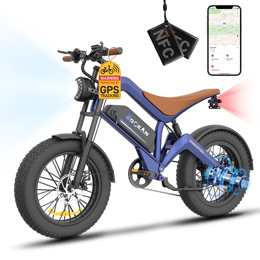 Image 965721_ST01.jpg, Product 965-721 / Price $1,599.99, Gyrocopters Ocean Mountain E-Bike | Up to 115km PAS Range | Triple-Suspension from Gyrocopters on TSC.ca's Health & Fitness department