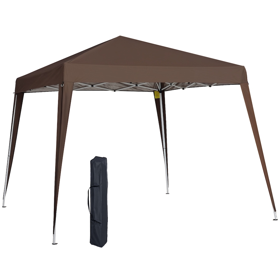 Image 965746.jpg, Product 965-746 / Price $89.99, Outsunny 8' x 8' Pop Up Canopy Foldable Outdoor Canopy Tent w/ Bag, Coffee from Outsunny on TSC.ca's Home & Garden department