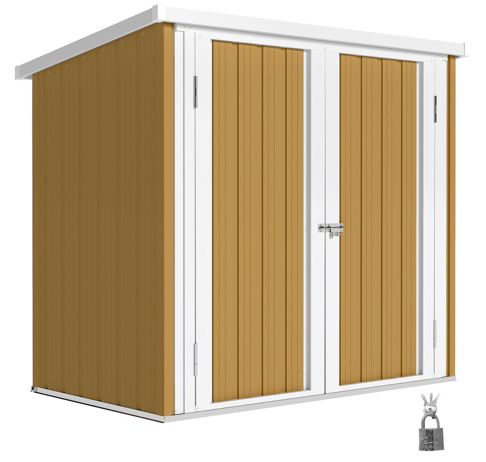 Image 965753.jpg, Product 965-753 / Price $199.99, Outsunny 5' x 3' Metal Garden Storage Shed Tool House with Double Doors from Outsunny on TSC.ca's Home & Garden department