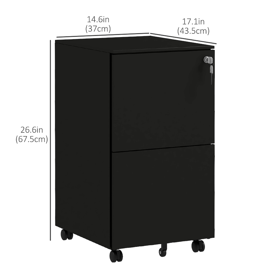 Image 965809_ALTMORE2.jpg, Product 965-809 / Price $169.99, Vinsetto Steel File Cabinet with Lock Hanging Bar for Letter A4 Legal Size from Vinsetto on TSC.ca's Home & Garden department