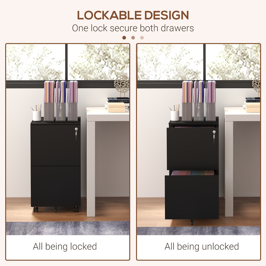 Image 965809_ALTMORE5.jpg, Product 965-809 / Price $169.99, Vinsetto Steel File Cabinet with Lock Hanging Bar for Letter A4 Legal Size from Vinsetto on TSC.ca's Home & Garden department