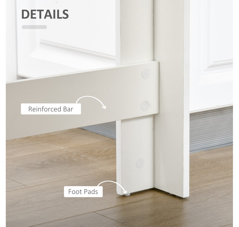 Image 965824_ALTMORE12.jpg, Product 965-824 / Price $134.99 - $139.99, HOMCOM Bar Table, High Top Pub Table with 4 Storage Shelves for Home Bar Kitchen from HOMCOM on TSC.ca's Home & Garden department