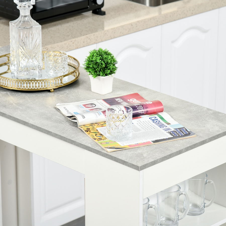 Image 965824_ALTMORE13.jpg, Product 965-824 / Price $139.99, HOMCOM Bar Table, High Top Pub Table with 4 Storage Shelves for Home Bar Kitchen from HOMCOM on TSC.ca's Home & Garden department