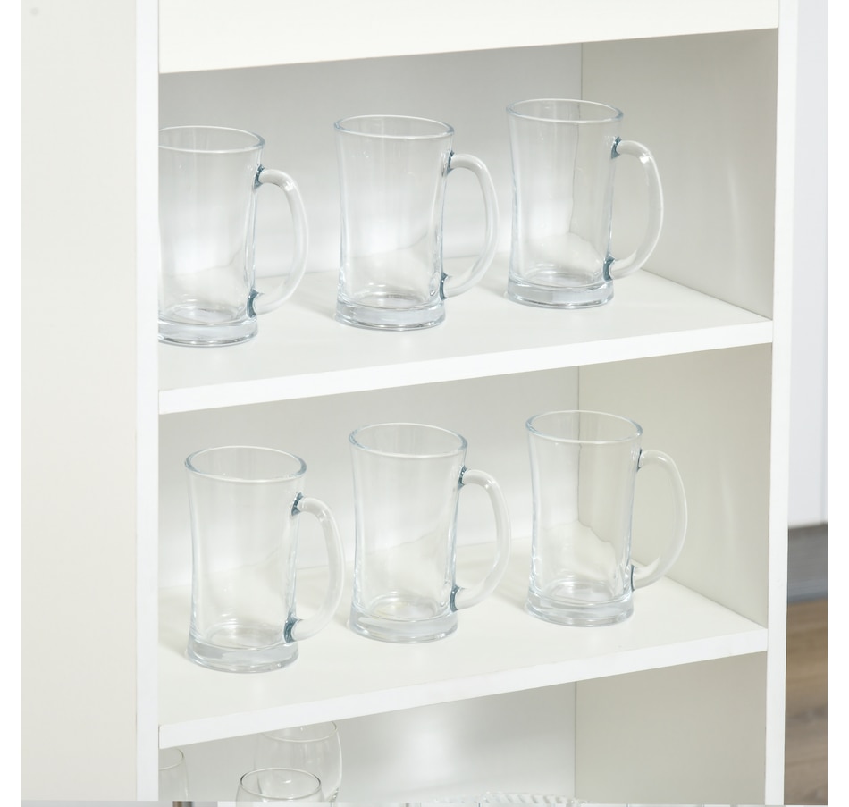 Image 965824_ALTMORE16.jpg, Product 965-824 / Price $134.99 - $139.99, HOMCOM Bar Table, High Top Pub Table with 4 Storage Shelves for Home Bar Kitchen from HOMCOM on TSC.ca's Home & Garden department