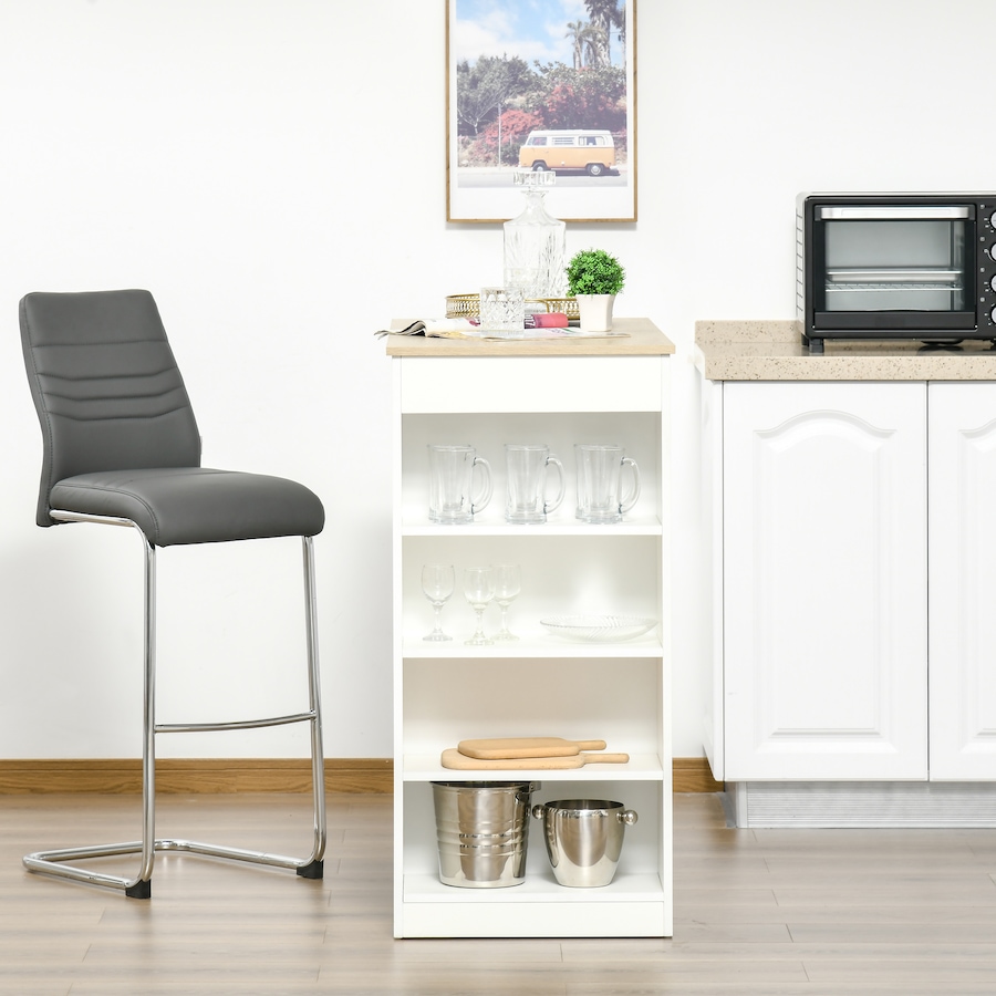 Image 965824_ALTMORE6.jpg, Product 965-824 / Price $139.99, HOMCOM Bar Table, High Top Pub Table with 4 Storage Shelves for Home Bar Kitchen from HOMCOM on TSC.ca's Home & Garden department