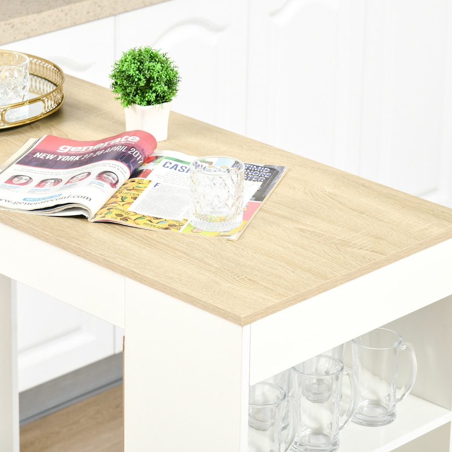 Image 965824_ALTMORE7.jpg, Product 965-824 / Price $139.99, HOMCOM Bar Table, High Top Pub Table with 4 Storage Shelves for Home Bar Kitchen from HOMCOM on TSC.ca's Home & Garden department
