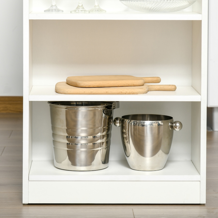 Image 965824_ALTMORE8.jpg, Product 965-824 / Price $139.99, HOMCOM Bar Table, High Top Pub Table with 4 Storage Shelves for Home Bar Kitchen from HOMCOM on TSC.ca's Home & Garden department