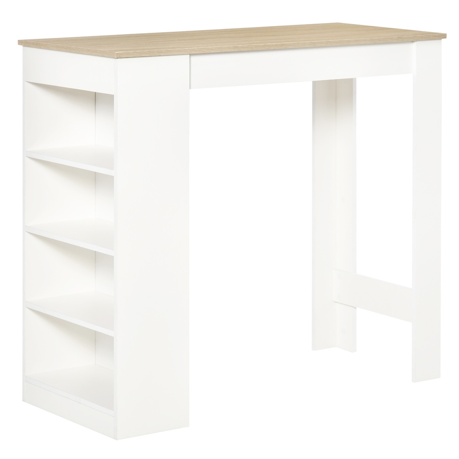 Image 965824_ST01.jpg, Product 965-824 / Price $139.99, HOMCOM Bar Table, High Top Pub Table with 4 Storage Shelves for Home Bar Kitchen from HOMCOM on TSC.ca's Home & Garden department