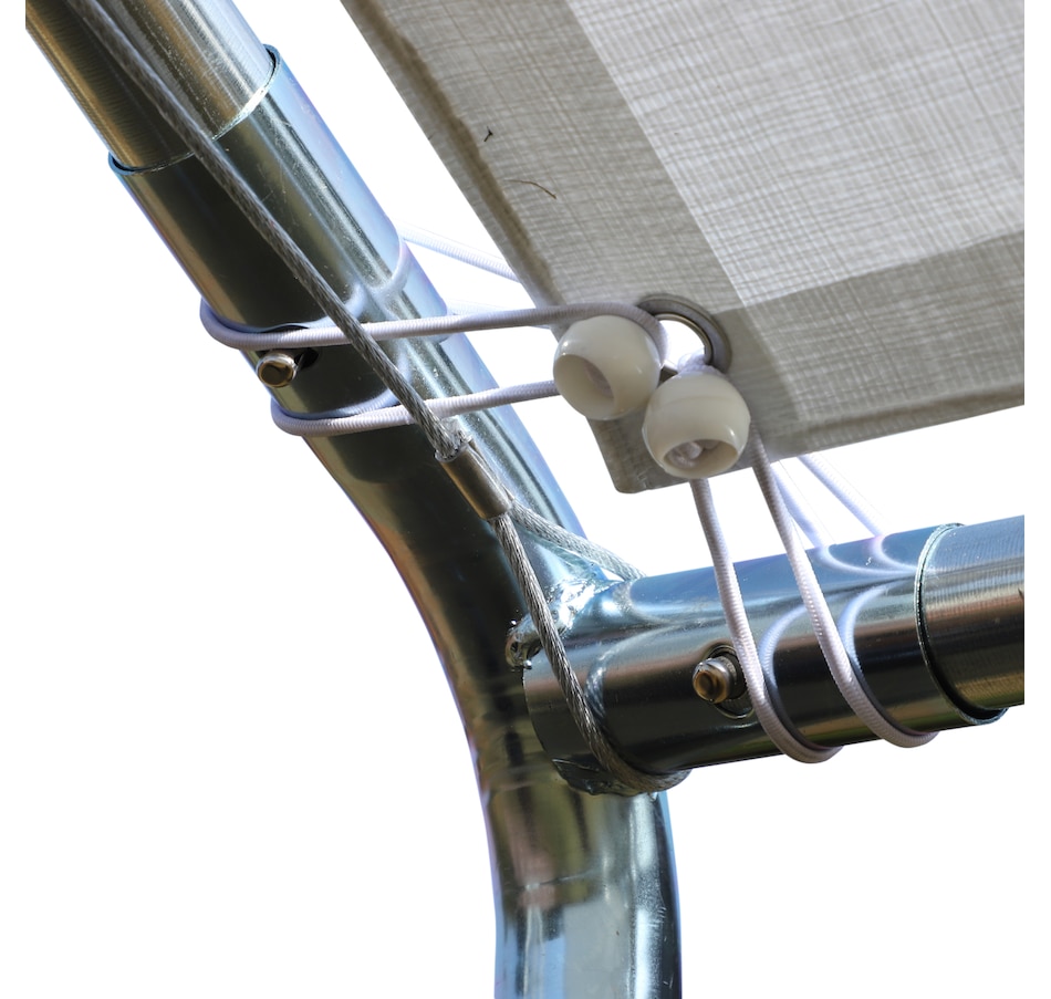 Image 965831_ALTMORE7.jpg, Product 965-831 / Price $222.80, Outsunny 10' x 20' Carport Heavy Duty Galvanized Car Canopy, White from Outsunny on TSC.ca's Home & Garden department