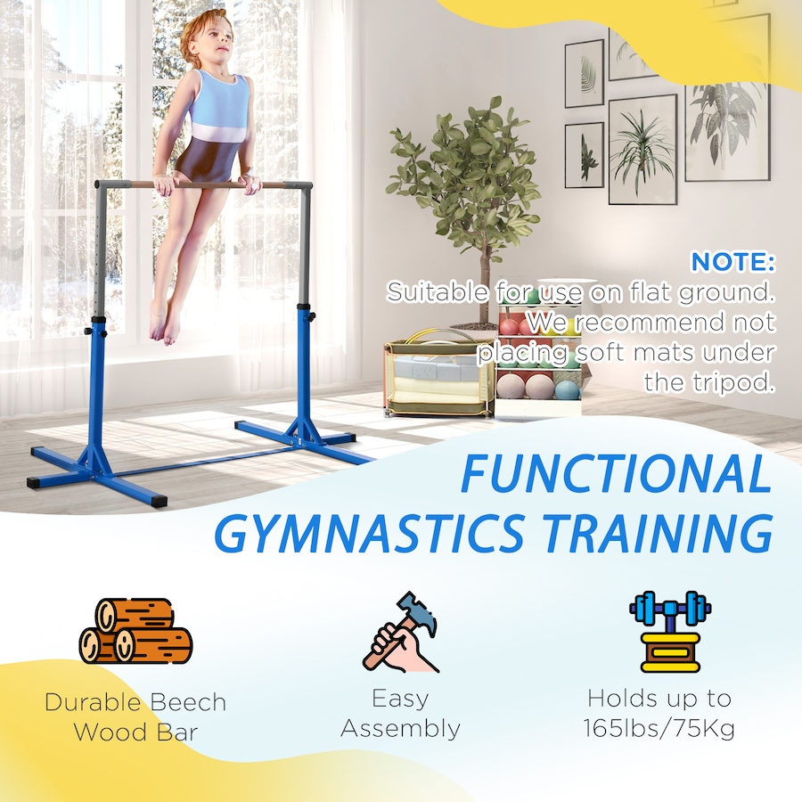 Image 965902_ALTMORE4.jpg, Product 965-902 / Price $139.99, Soozier Professional Gymnastics Bar, Toddler Home Gymnastics Equipment from Soozier on TSC.ca's Home & Garden department