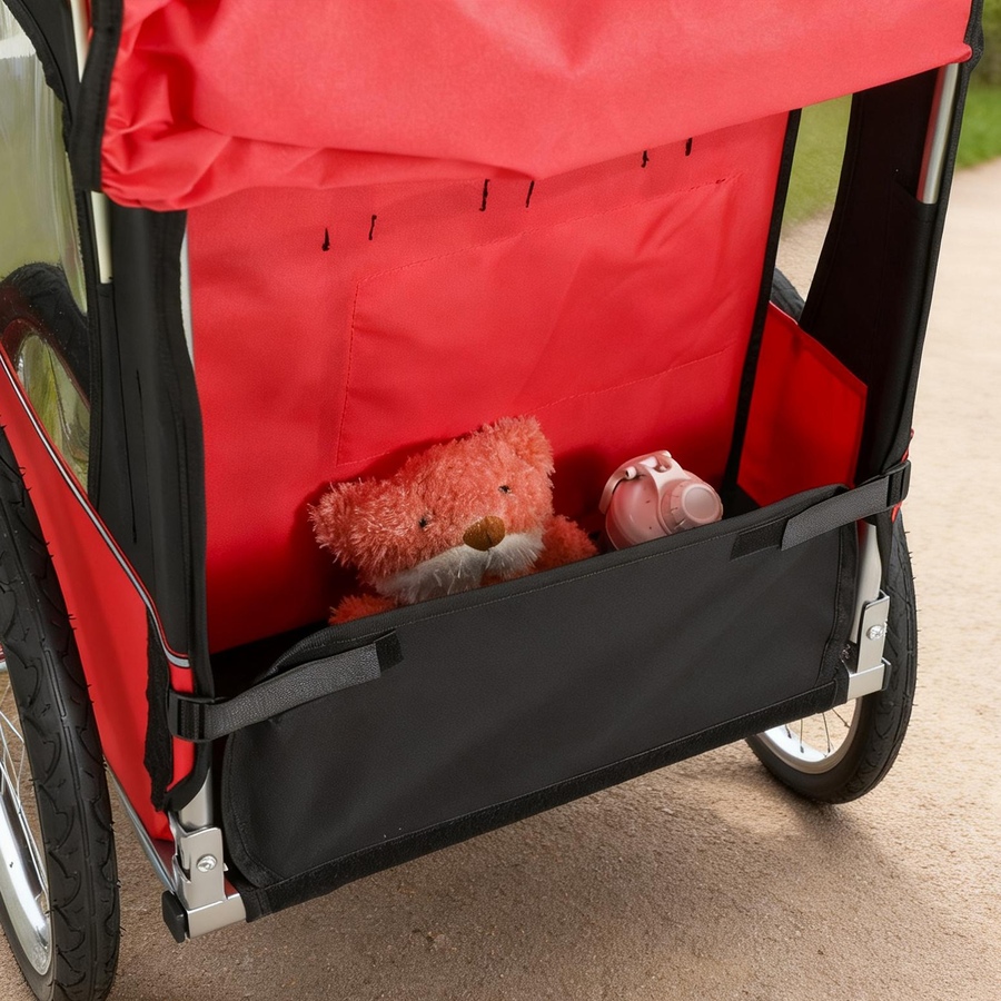 Image 965904_ALTMORE8.jpg, Product 965-904 / Price $189.99, Aosom 2-Seat Kids Child Bicycle Trailer, Red from Aosom on TSC.ca's Toys & Hobbies department