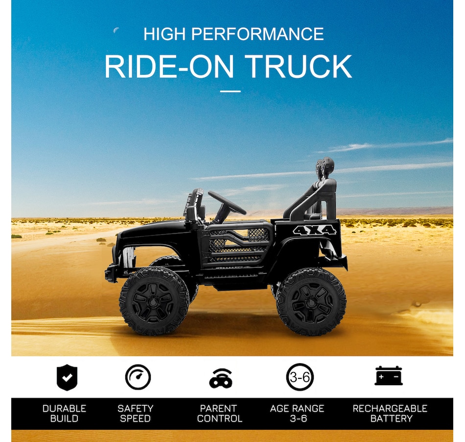 Image 965915_ALTMORE3.jpg, Product 965-915 / Price $198.99, Aosom 12V Ride On Car Off Road Truck for kids SUV Electric Battery Powered from Aosom on TSC.ca's Toys & Hobbies department