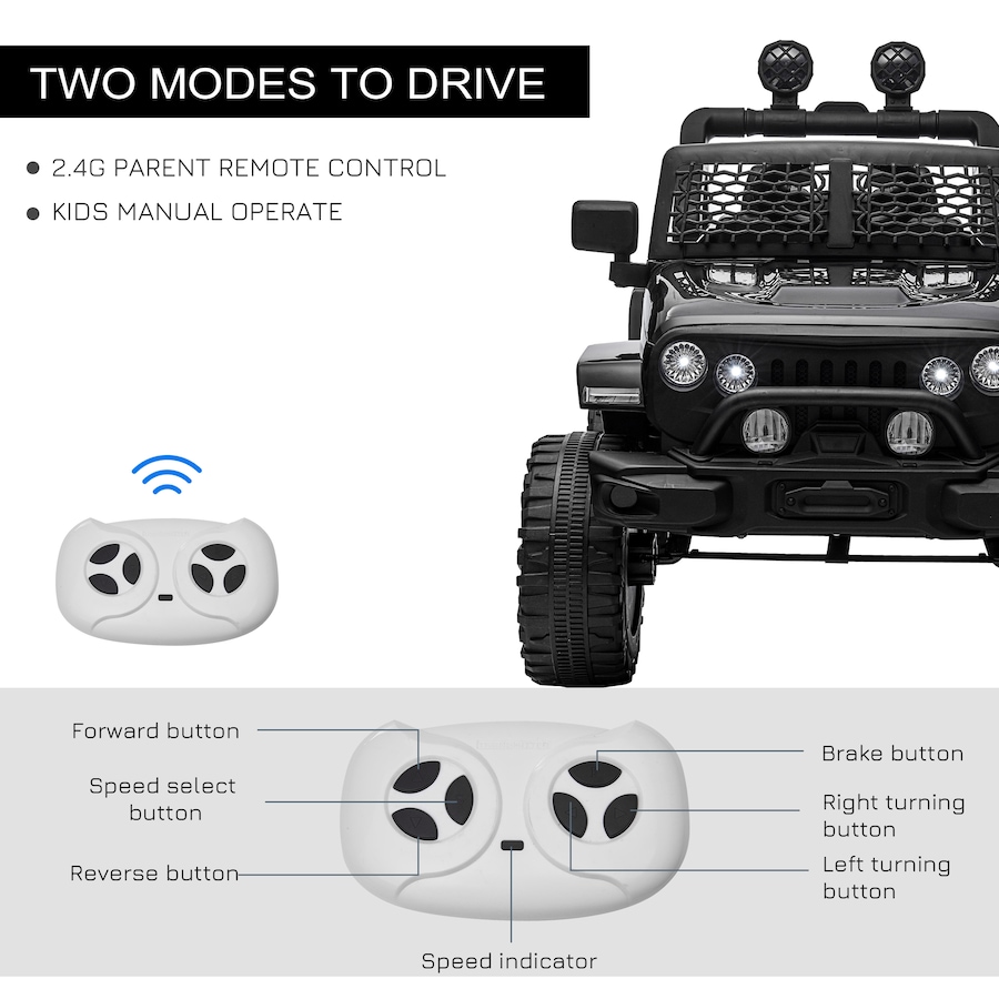 Image 965915_ALTMORE5.jpg, Product 965-915 / Price $209.99, Aosom 12V Ride On Car Off Road Truck for kids SUV Electric Battery Powered from Aosom on TSC.ca's Toys & Hobbies department