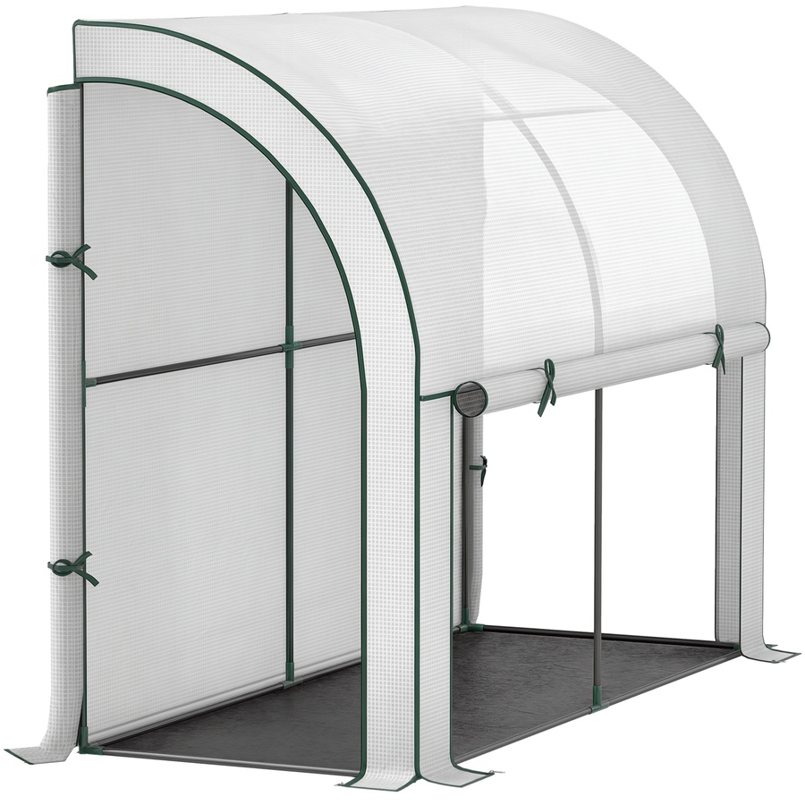 Image 965930.jpg, Product 965-930 / Price $66.99 - $79.99, Outsunny Lean-to Greenhouse, Gardening Green House with PE Cover from Outsunny on TSC.ca's Home & Garden department