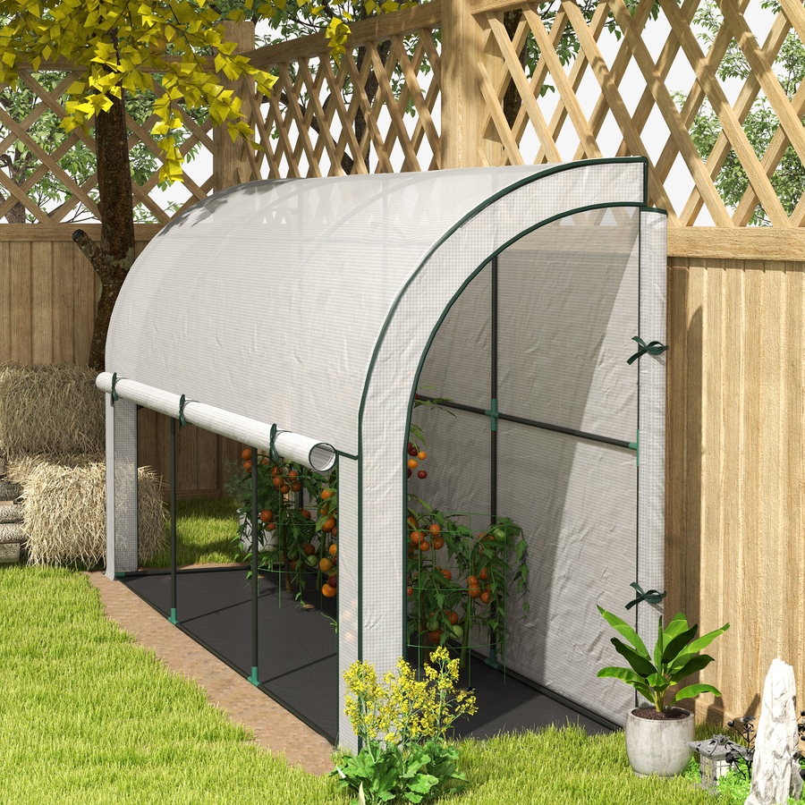 Image 965930_ALTMORE1.jpg, Product 965-930 / Price $66.99 - $79.99, Outsunny Lean-to Greenhouse, Gardening Green House with PE Cover from Outsunny on TSC.ca's Home & Garden department
