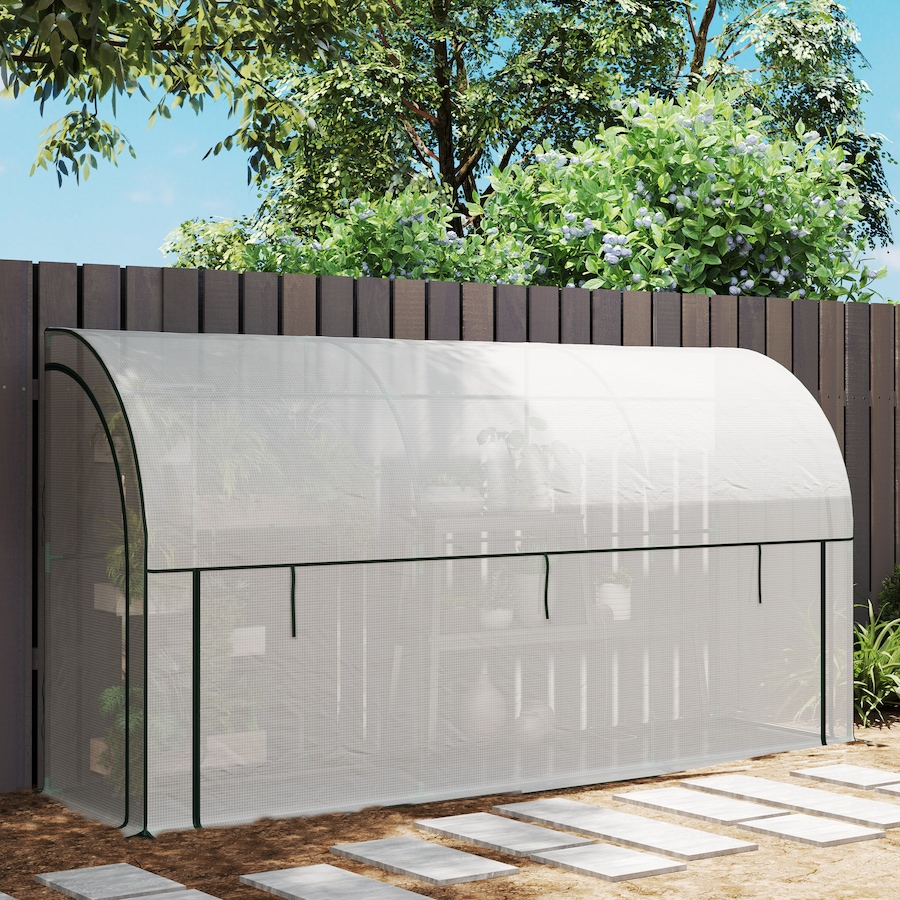Image 965930_ALTMORE7.jpg, Product 965-930 / Price $66.99 - $79.99, Outsunny Lean-to Greenhouse, Gardening Green House with PE Cover from Outsunny on TSC.ca's Home & Garden department