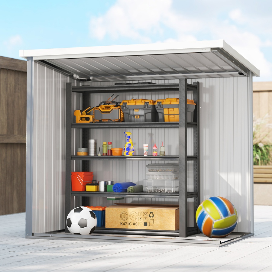 Image 965932_ALTMORE6.jpg, Product 965-932 / Price $229.99, Outsunny 5' x 3' Metal Garden Storage Shed Tool House with Double Doors from Outsunny on TSC.ca's Home & Garden department