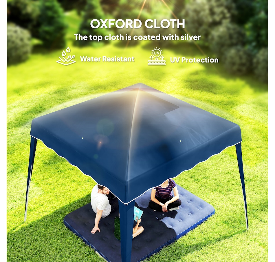 Image 965934_ALTMORE4.jpg, Product 965-934 / Price $104.99, Outsunny 8' x 8' Pop Up Canopy Foldable Outdoor Canopy Tent w/ Bag, Blue from Outsunny on TSC.ca's Home & Garden department