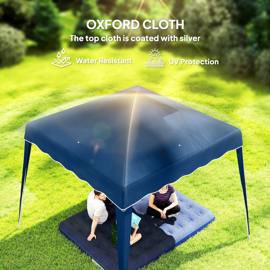 Image 965934_ALTMORE4.jpg, Product 965-934 / Price $89.99, Outsunny 8' x 8' Pop Up Canopy Foldable Outdoor Canopy Tent w/ Bag, Blue from Outsunny on TSC.ca's Home & Garden department