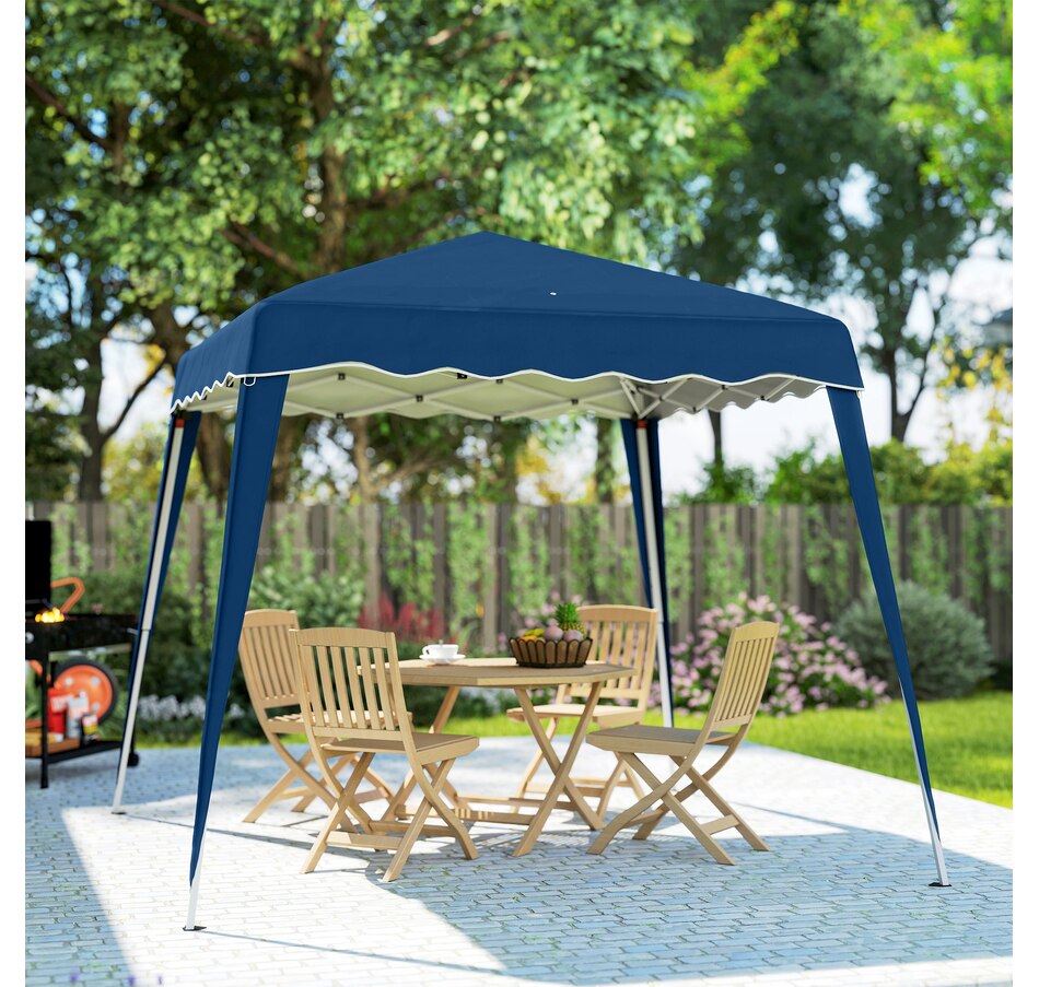 Image 965934_ALTMORE7.jpg, Product 965-934 / Price $104.99, Outsunny 8' x 8' Pop Up Canopy Foldable Outdoor Canopy Tent w/ Bag, Blue from Outsunny on TSC.ca's Home & Garden department