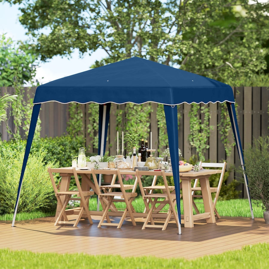 Image 965934_ALTMORE8.jpg, Product 965-934 / Price $89.99, Outsunny 8' x 8' Pop Up Canopy Foldable Outdoor Canopy Tent w/ Bag, Blue from Outsunny on TSC.ca's Home & Garden department