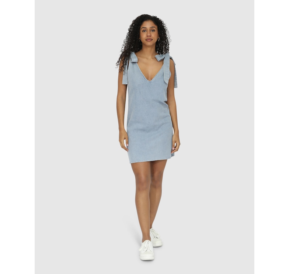 Image 966498_ALTMORE3.jpg, Product 966-498 / Price $44.99, belle & bloom Burning Love Tie Shoulder Mini Dress from belle & bloom on TSC.ca's Fashion department