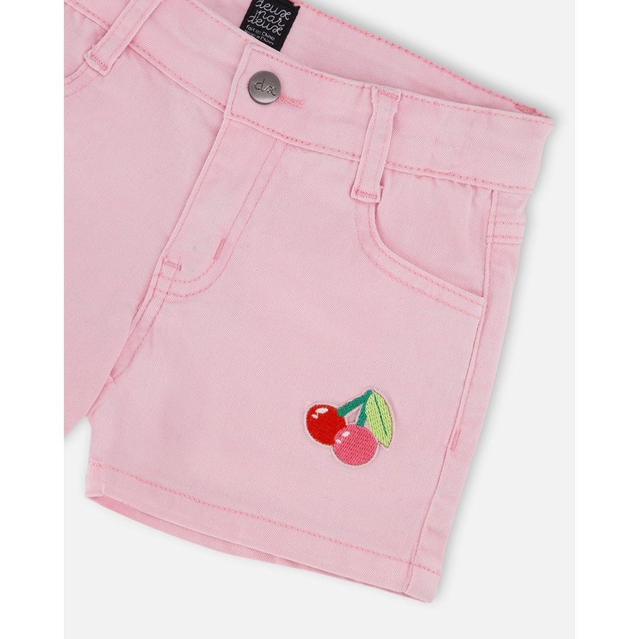 Image 967936_ALTMORE3.jpg, Product 967-936 / Price $23.00, Cherry Embroidery Denim Shorts from Deux par Deux on TSC.ca's Fashion department