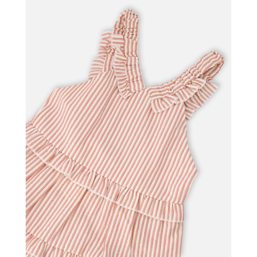 Image 967954_ALTMORE3.jpg, Product 967-954 / Price $31.00, Poplin and Chambray Stripes Sleeveless Dress from Deux par Deux on TSC.ca's Fashion department