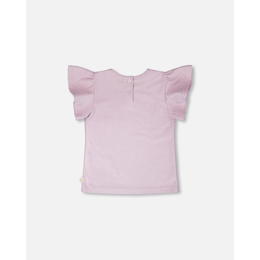 Image 967970_ALTMORE3.jpg, Product 967-970 / Price $16.50, Jersey Flutter Sleeves Clover T-Shirt from Deux par Deux on TSC.ca's Fashion department