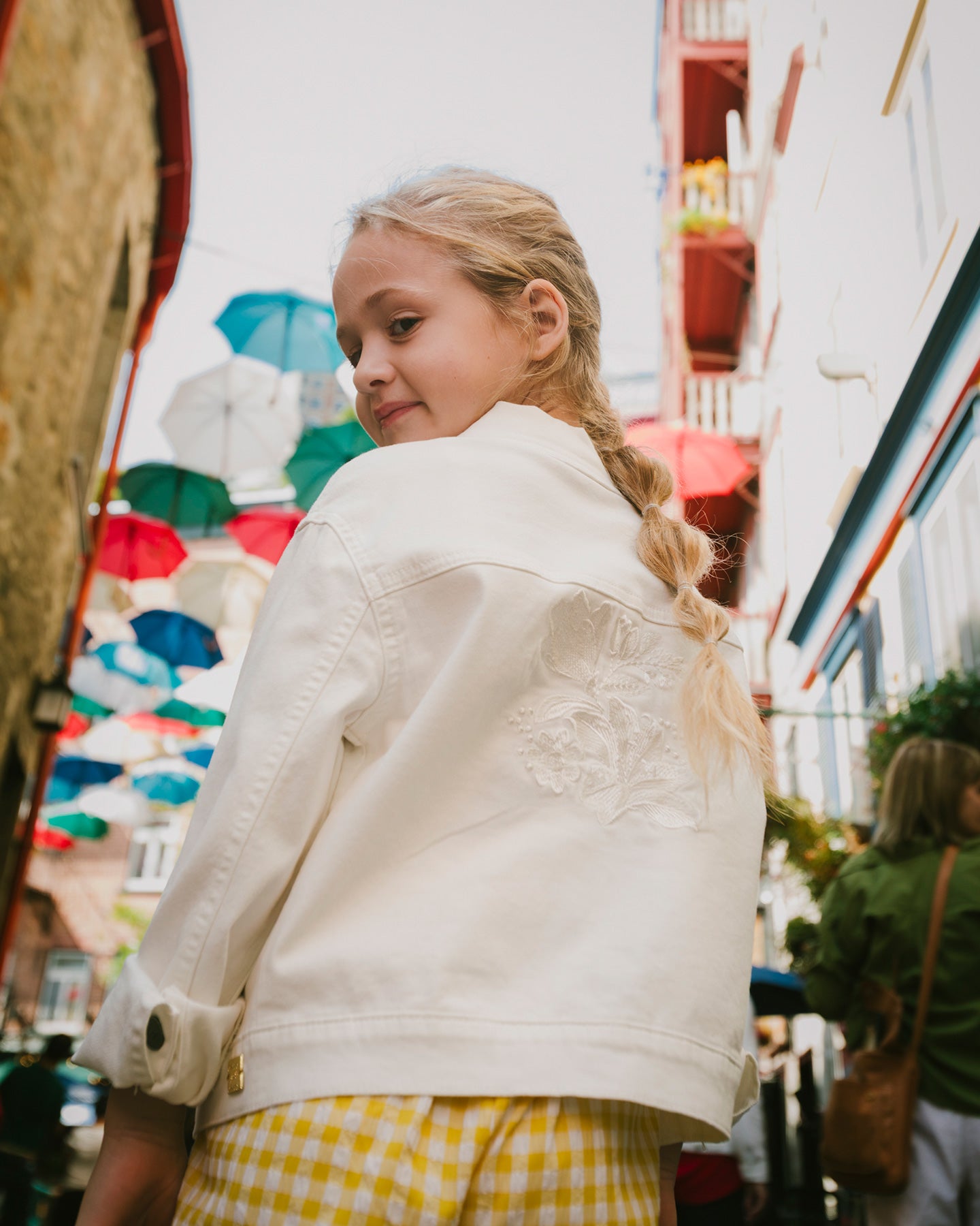 Embroidery Flower Denim Jacket - TSC.ca