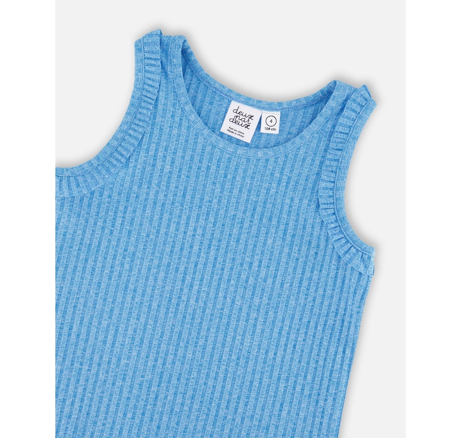 Image 967986_ALTMORE5.jpg, Product 967-986 / Price $32.00 - $34.00, Sleeveless Stright Fit Rib Tank Top from Deux par Deux on TSC.ca's Fashion department