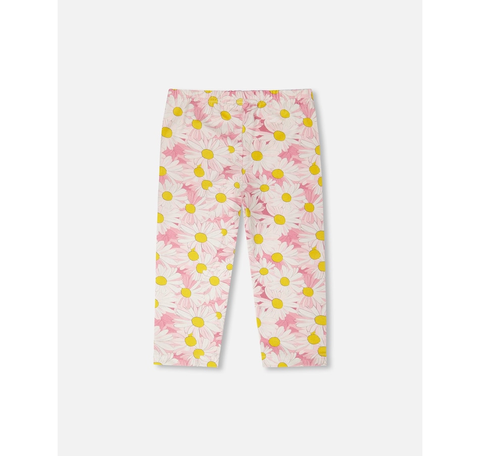 Image 968004_ALTMORE2.jpg, Product 968-004 / Price $30.00 - $32.00, Jersey Daisies Capri Leggings from Deux par Deux on TSC.ca's Fashion department