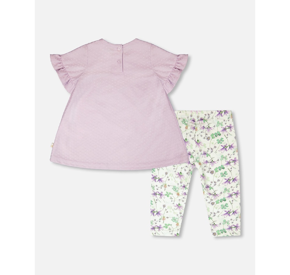 Image 968064_ALTMORE2.jpg, Product 968-064 / Price $69.00, Jersey Tunic and Cotton Capri Flowers Set from Deux par Deux on TSC.ca's Fashion department