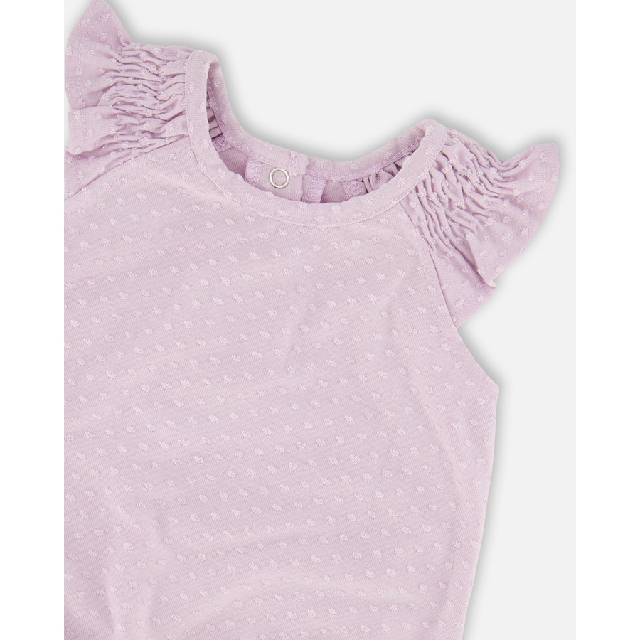 Image 968065_ALTMORE2.jpg, Product 968-065 / Price $17.50, Jersey Flutter Sleeves Romper from Deux par Deux on TSC.ca's Fashion department