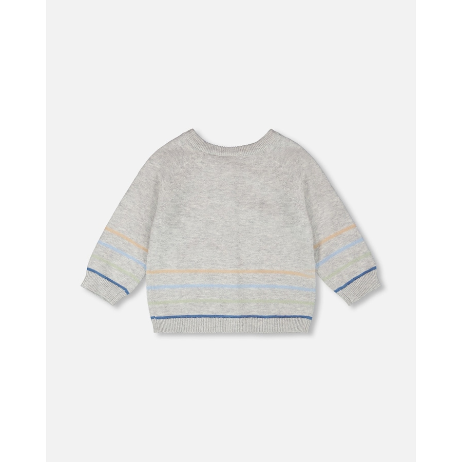 Image 968080_ALTMORE1.jpg, Product 968-080 / Price $23.50, Boy Cotton Knit Striped Button Front Cardigan from Deux par Deux on TSC.ca's Fashion department