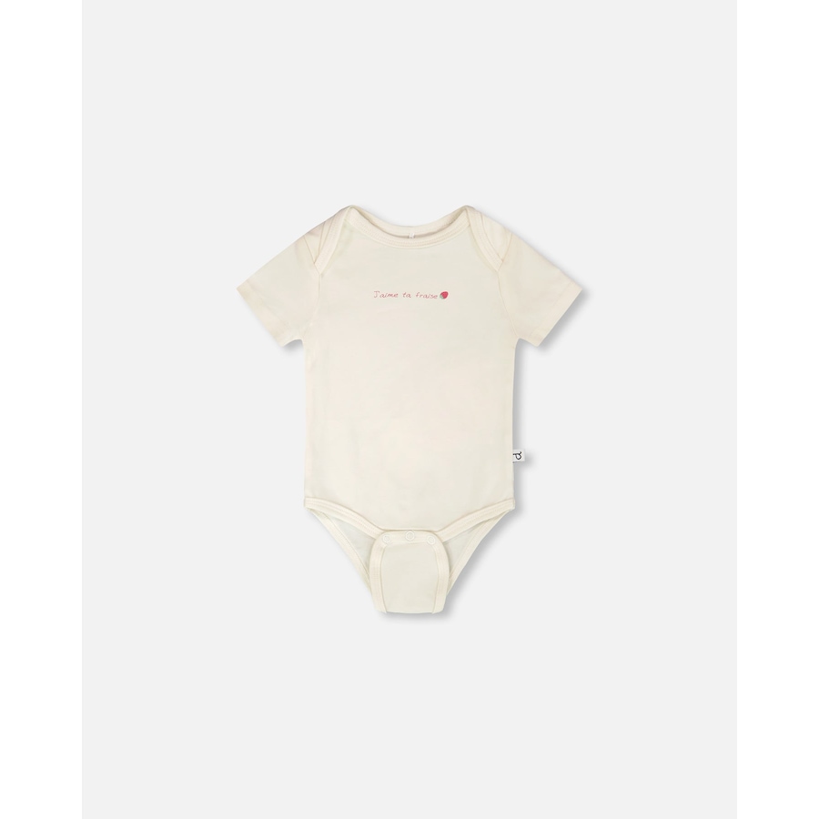Image 968103_ALTMORE1.jpg, Product 968-103 / Price $8.50, Short Sleeve Evolutive Organic Cotton Jersey Bodysuit from Deux par Deux on TSC.ca's Fashion department