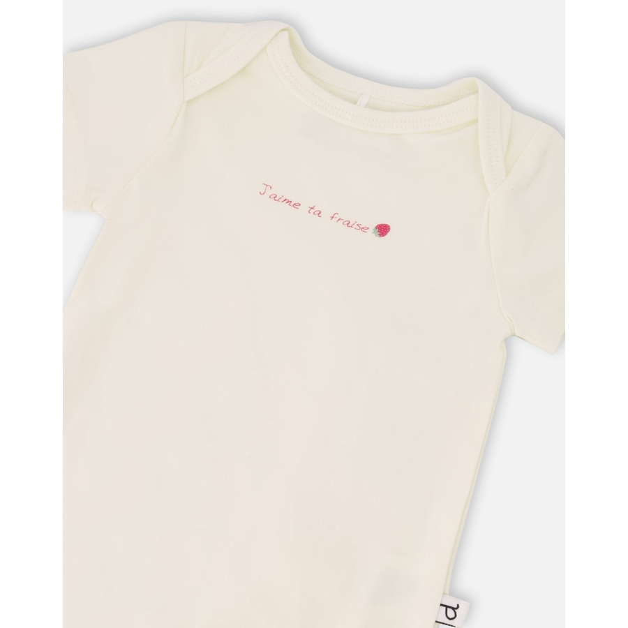 Image 968103_ALTMORE3.jpg, Product 968-103 / Price $8.50, Short Sleeve Evolutive Organic Cotton Jersey Bodysuit from Deux par Deux on TSC.ca's Fashion department