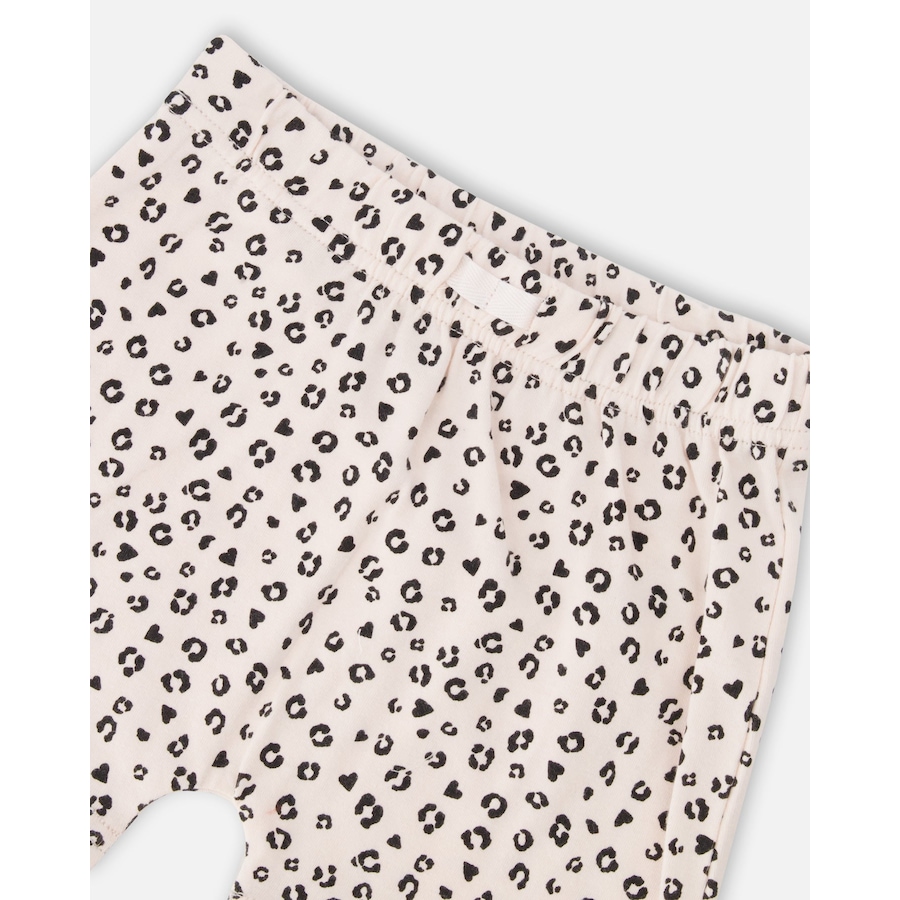 Image 968134_ALTMORE3.jpg, Product 968-134 / Price $19.50, Organic Cotton Jersey Top and Peach Animal Printed Short Set from Deux par Deux on TSC.ca's Fashion department