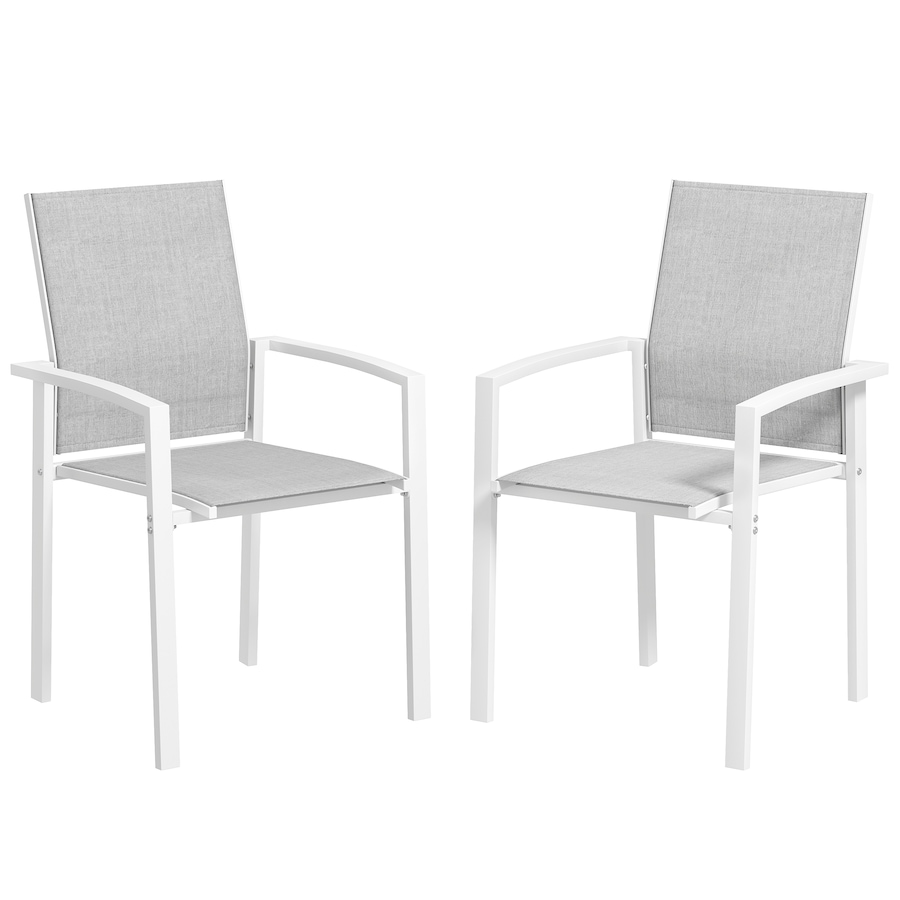 Image 968161.jpg, Product 968-161 / Price $109.99, Outsunny Set of 2 Outdoor Garden Chairs, Stackable Patio Dining Chairs from Outsunny on TSC.ca's Home & Garden department