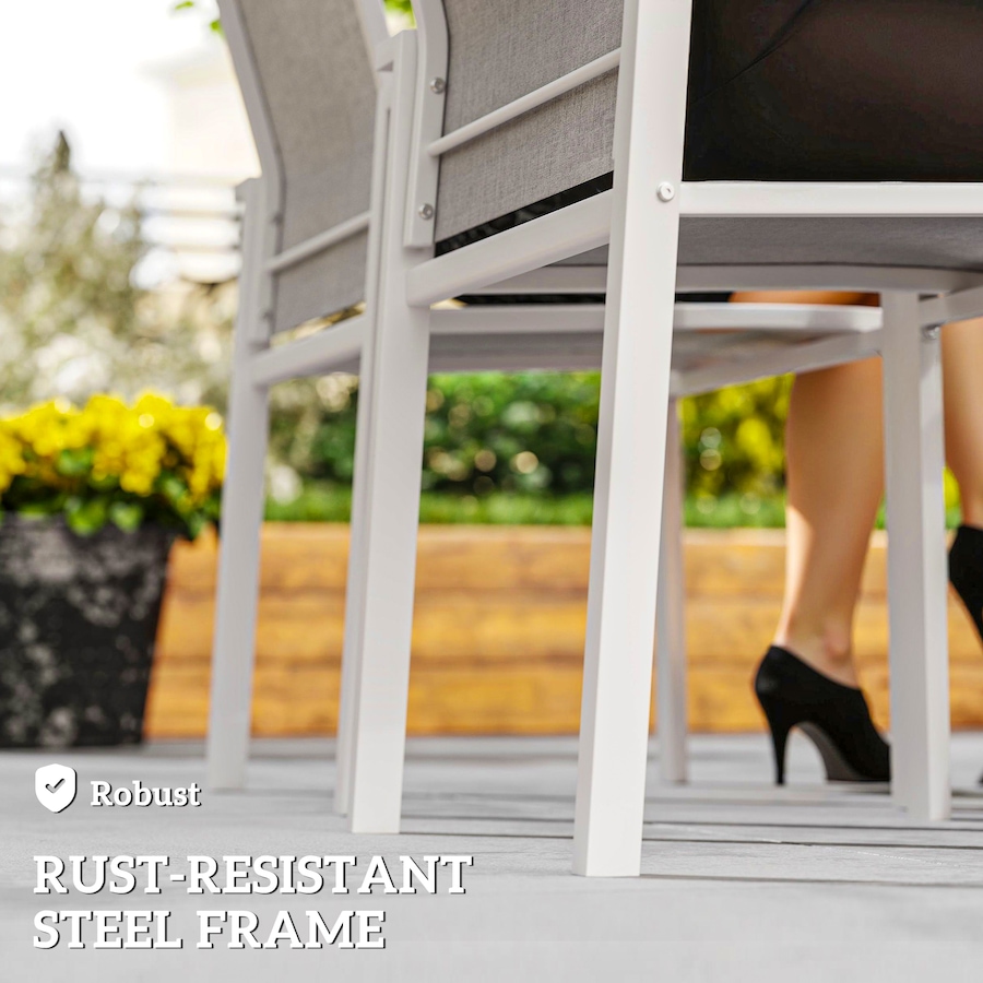 Image 968161_ALTMORE4.jpg, Product 968-161 / Price $109.99, Outsunny Set of 2 Outdoor Garden Chairs, Stackable Patio Dining Chairs from Outsunny on TSC.ca's Home & Garden department