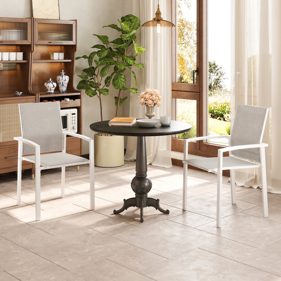 Image 968161_ALTMORE7.jpg, Product 968-161 / Price $109.99, Outsunny Set of 2 Outdoor Garden Chairs, Stackable Patio Dining Chairs from Outsunny on TSC.ca's Home & Garden department