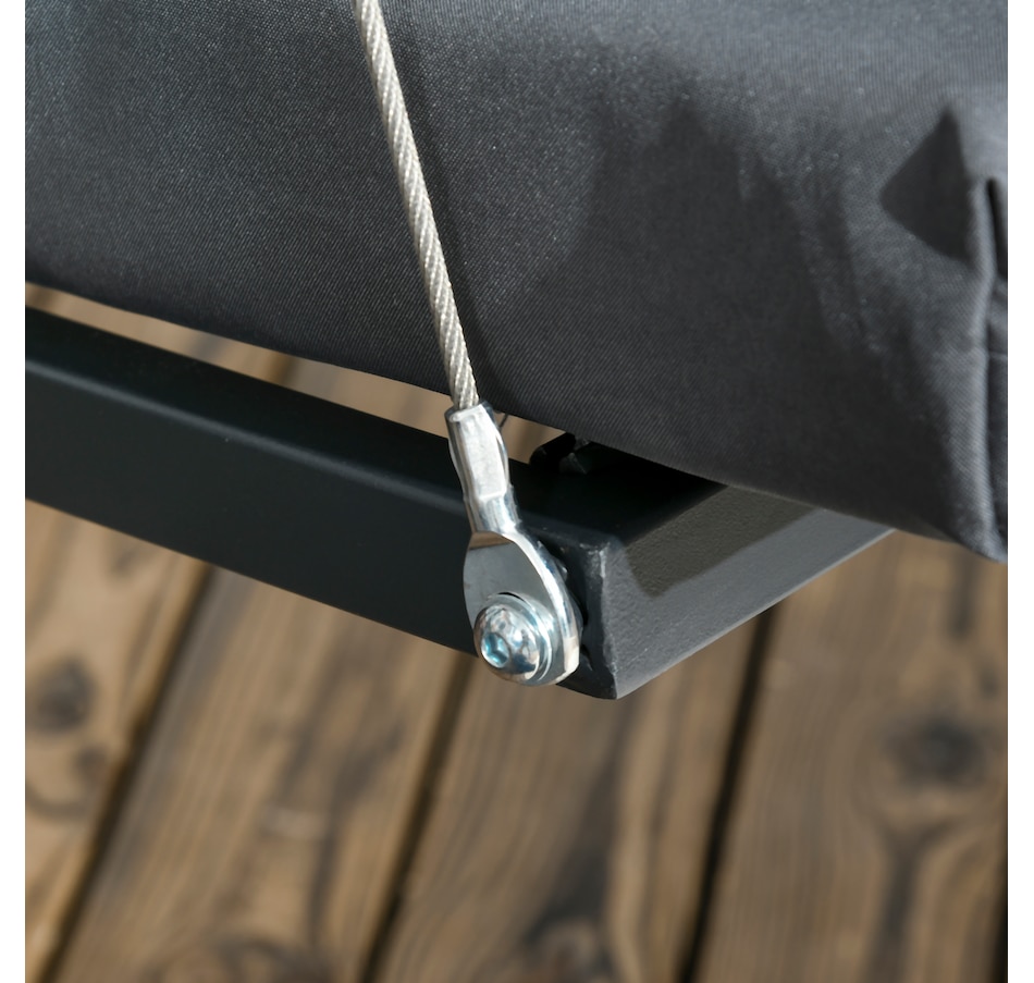 Image 968202_ALTMORE7.jpg, Product 968-202 / Price $319.99, Outsunny 3-Person Patio Swing Chair, Outdoor Porch Swing Bench, Dark Grey from Outsunny on TSC.ca's Home & Garden department