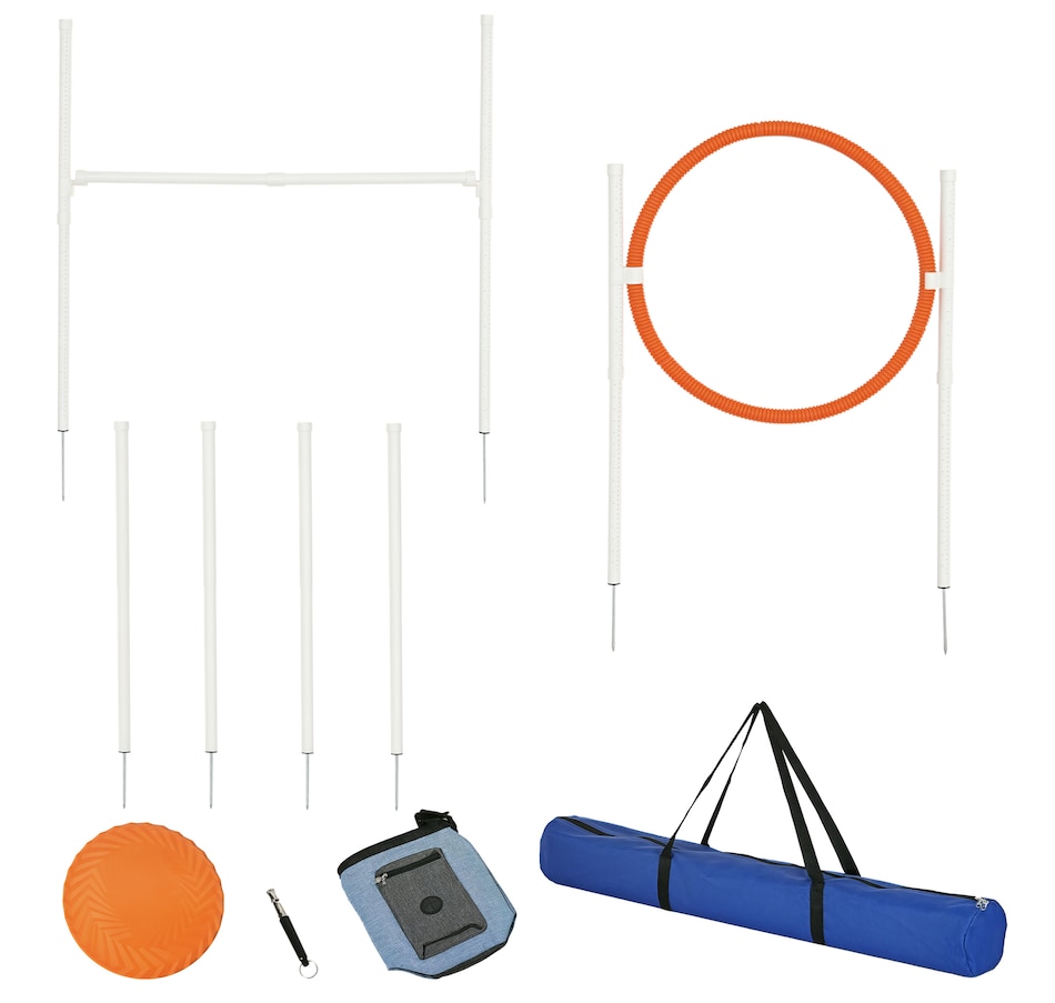 Image 968203.png, Product 968-203 / Price $33.99, PawHut Dog Agility Training Equipment, 5 Pieces Dog Obstacle Course from PawHut on TSC.ca's Home & Garden department