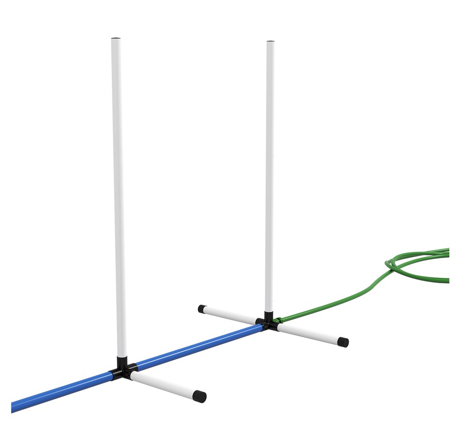 Image 968207_ALTMORE8.jpg, Product 968-207 / Price $27.99, PawHut 2PCs Dog Agility Equipment Set with Weave Poles, White from PawHut on TSC.ca's Home & Garden department