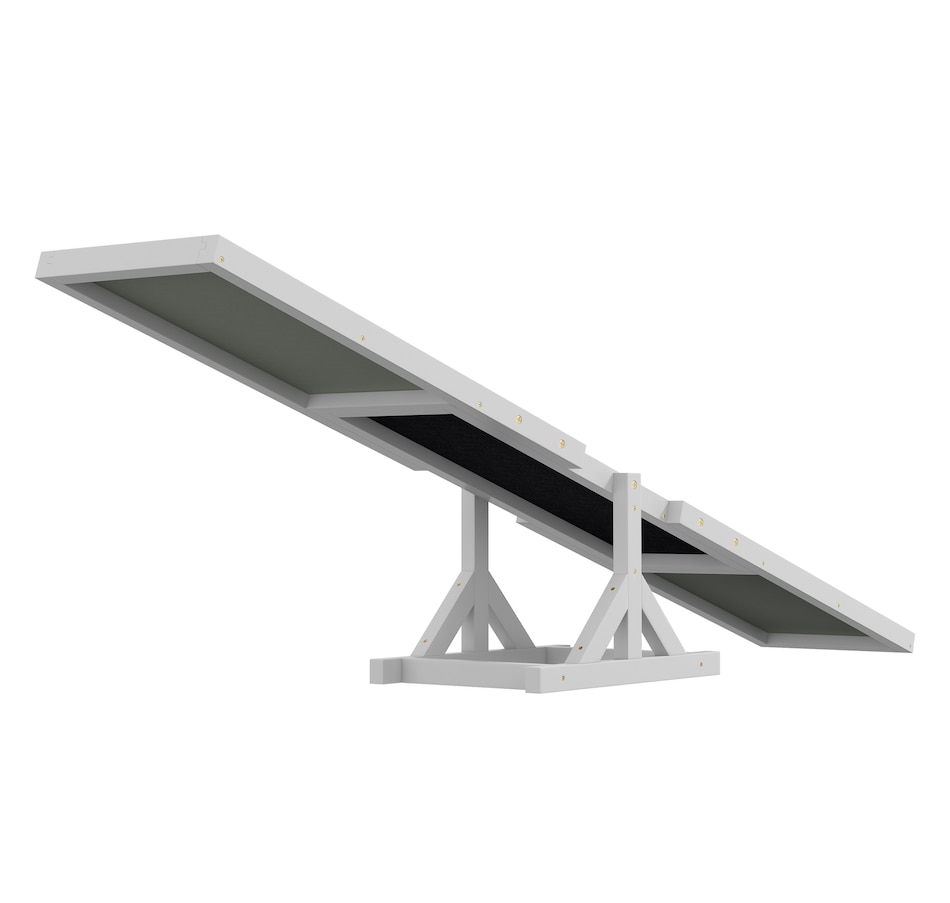 Image 968208_ALTMORE8.jpg, Product 968-208 / Price $66.99, PawHut Wooden Dog Seesaw Pet Agility Equipment for Obedience Training White from PawHut on TSC.ca's Home & Garden department