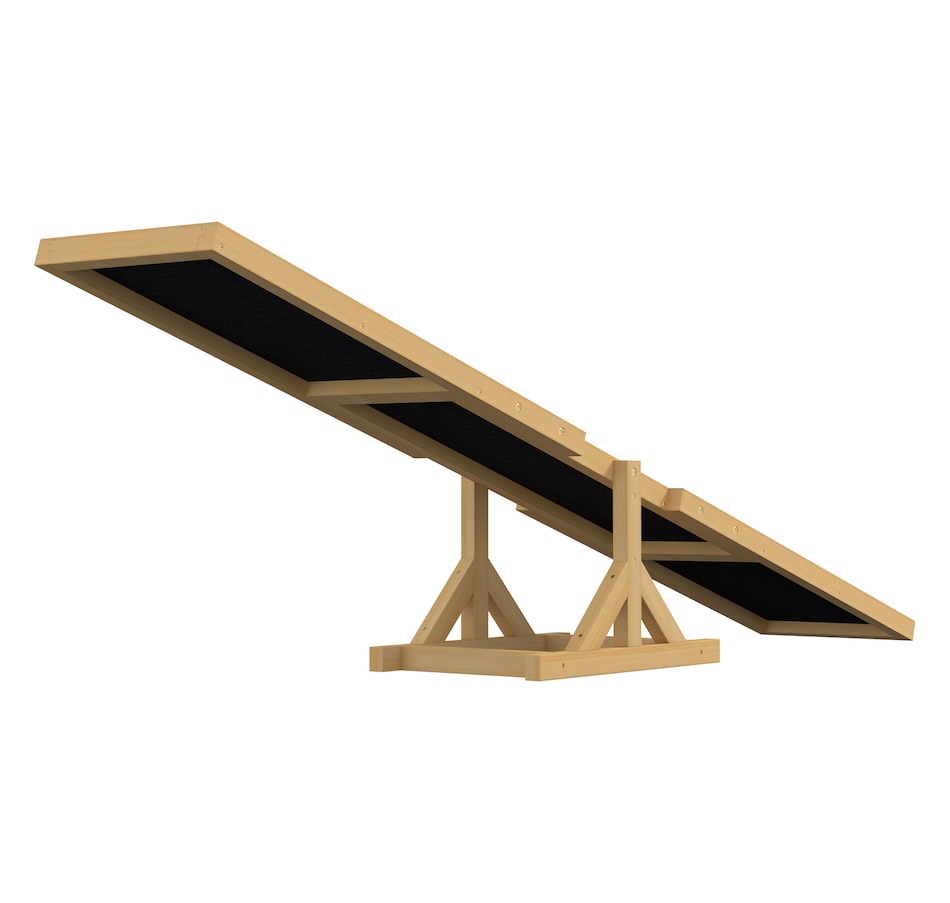 Image 968218_ALTMORE8.jpg, Product 968-218 / Price $66.99, PawHut Wooden Dog Seesaw Pet Agility Equipment for Obedience Training Yellow from PawHut on TSC.ca's Home & Garden department