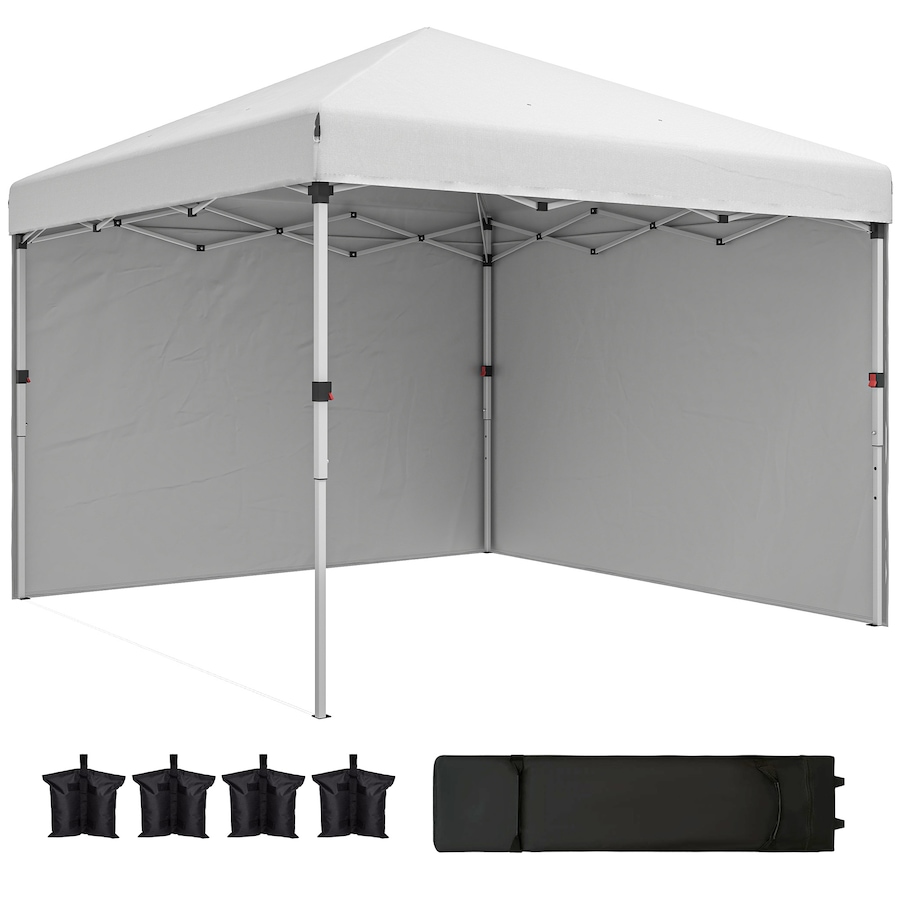 Image 968222.jpg, Product 968-222 / Price $159.99, Outsunny 10' x 10' Pop Up Canopy Tent with Removable Sidewalls Carry Bag from Outsunny on TSC.ca's Home & Garden department