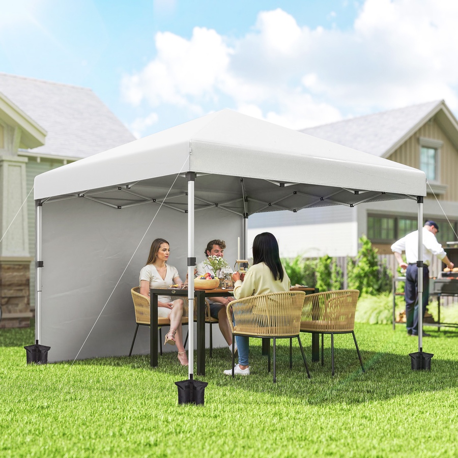 Image 968222_ALTMORE1.jpg, Product 968-222 / Price $159.99, Outsunny 10' x 10' Pop Up Canopy Tent with Removable Sidewalls Carry Bag from Outsunny on TSC.ca's Home & Garden department