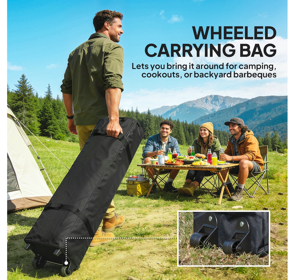 Image 968235_ALTMORE8.jpg, Product 968-235 / Price $149.99, Outsunny 10' x 10' Pop Up Canopy Tent with Removable Sidewalls Carry Bag from Outsunny on TSC.ca's Home & Garden department