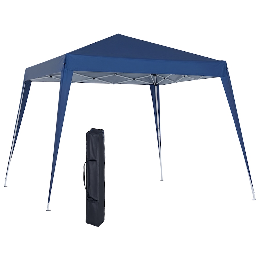 Image 968239.jpg, Product 968-239 / Price $94.99, Outsunny 8' x 8' Pop Up Canopy Foldable Outdoor Canopy Tent w/ Bag, Blue from Outsunny on TSC.ca's Home & Garden department
